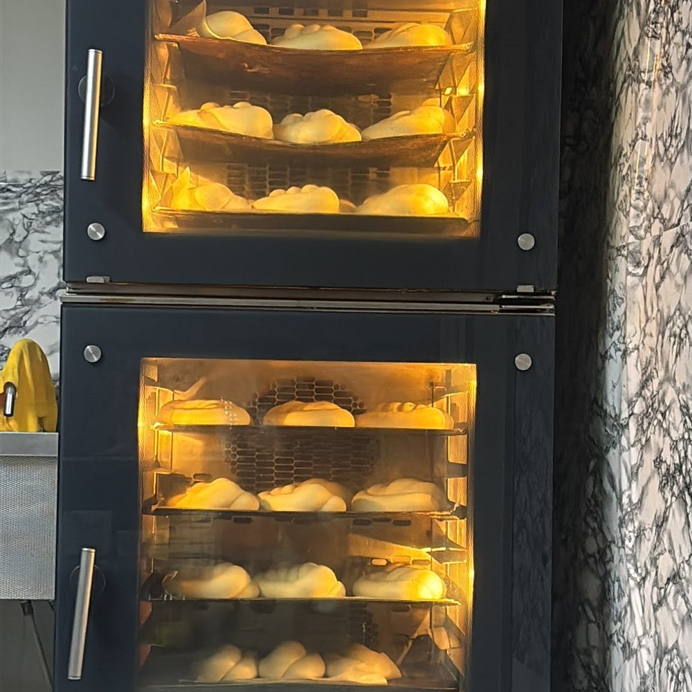 Cuptorul plin cu tăvi, la Miruna Gag Pan